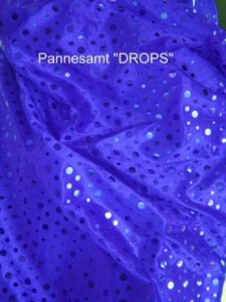 115 Pannesamt mit Pailletten Drops Rest